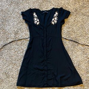 Blsfk flower short button down dress